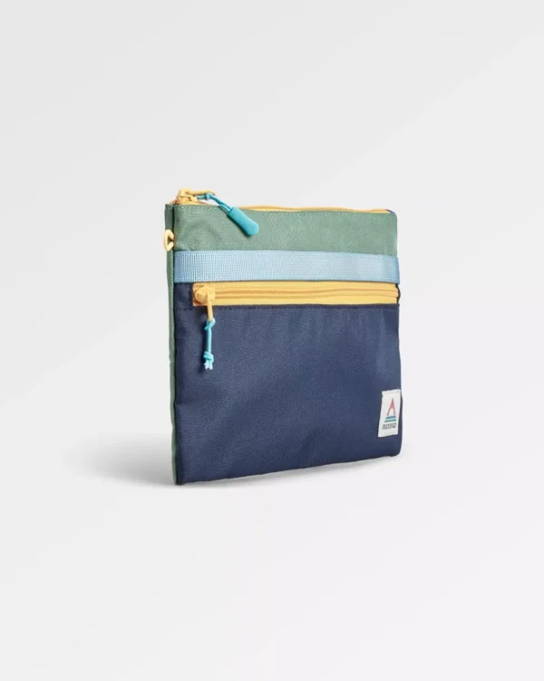 New Floris van Bommel Essentials Recycled Pouch Green/Blue/Navy