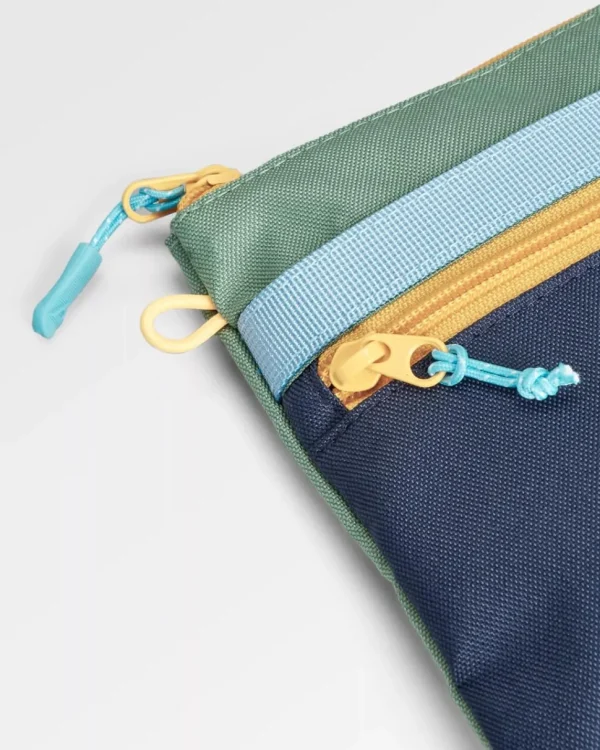 New Floris van Bommel Essentials Recycled Pouch Green/Blue/Navy