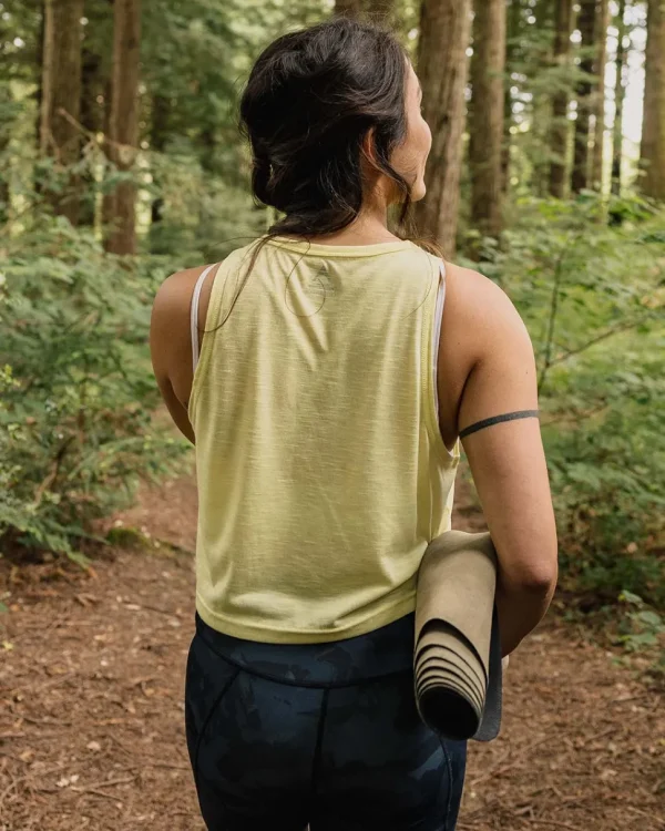 Best Passenger Exhale Active Recycled Tank Top Hazy Yellow