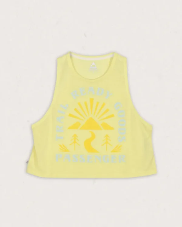 Best Passenger Exhale Active Recycled Tank Top Hazy Yellow