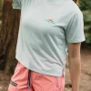 New Passenger Exhale Active Recycled T-Shirt Mint Green