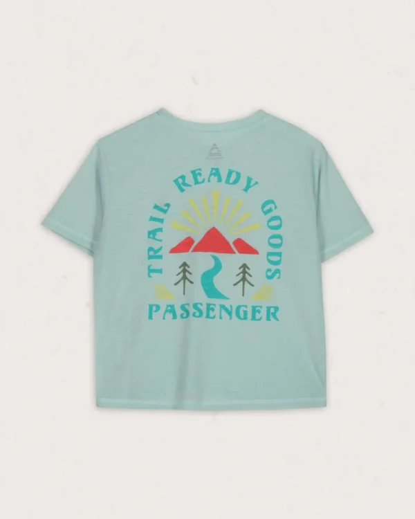 New Passenger Exhale Active Recycled T-Shirt Mint Green