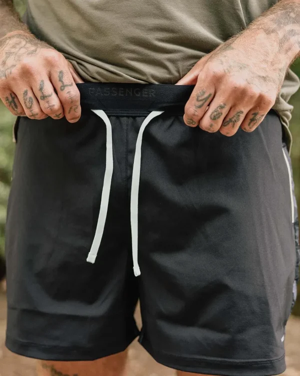Best Floris van Bommel Exploration Trail Recycled Shorts Black