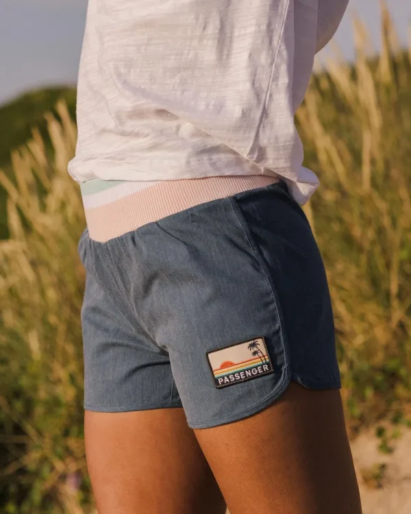 Discount Passenger Explore Recycled All Purpose Shorts Dark Denim