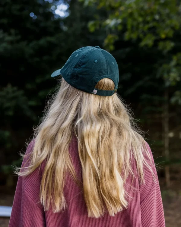 Clearance Floris van Bommel Fade Recycled Cord 6 Panel Cap Deep Ocean