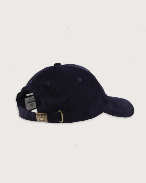 Discount Floris van Bommel Fade Recycled Cord 6 Panel Cap Deep Navy