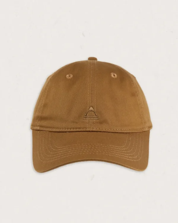 Store Passenger Fade Recycled Cotton Low Profile 6 Panel Cap Mustard Gold