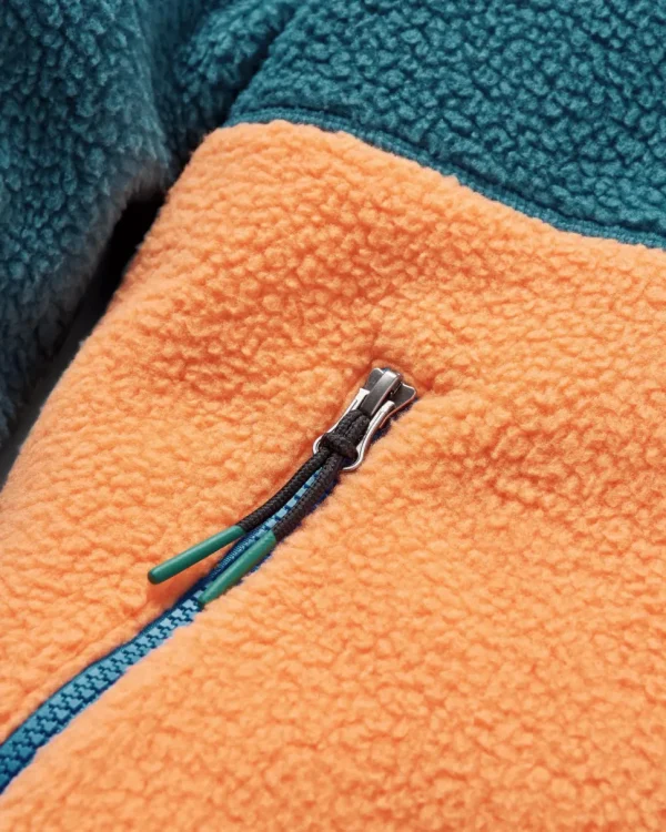 Store Passenger Fairbanks 2.0 Full Zip Recycled Sherpa Fleece Apricot
