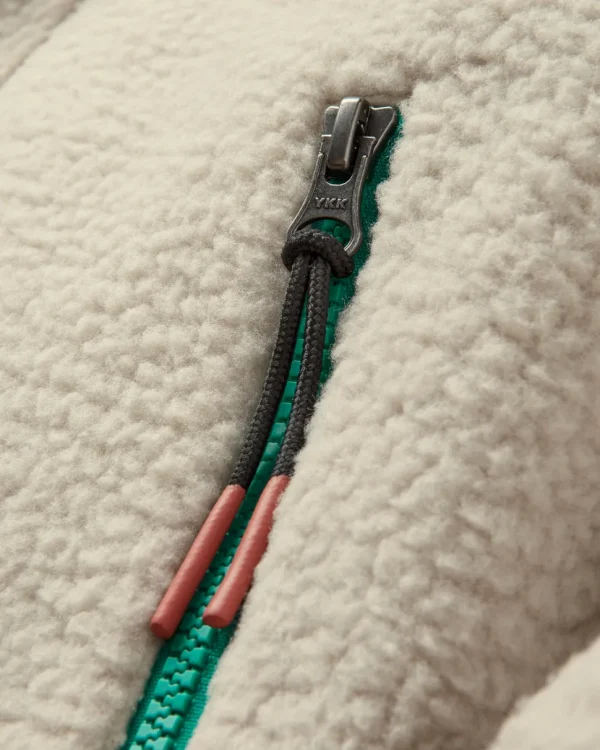 Clearance Passenger Fairbanks 2.0 Full Zip Recycled Sherpa Fleece Oatmeal