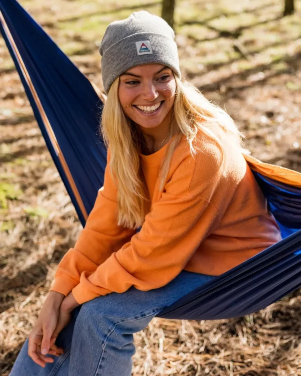 Shop Passenger Fauna Organic Cotton Textured Sweatshirt Apricot