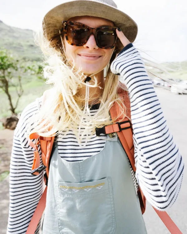 Online Passenger Faye Organic Cotton Dungarees Pistachio