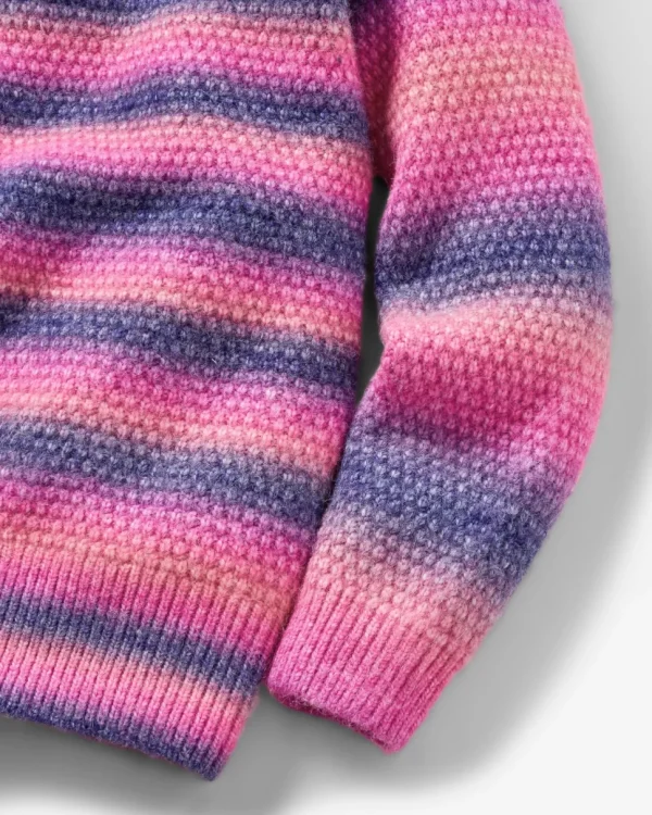 New Passenger Fika Recycled Knitted Jumper Crushed Berry Dip