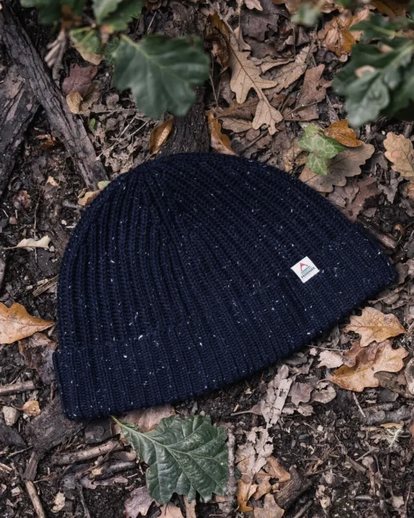 Best Floris van Bommel Fisherman 2.0 Recycled Cotton Beanie Deep Navy