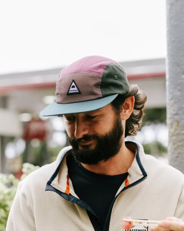 Online Floris van Bommel Fixie Recycled 5 Panel Cap Grape Multi