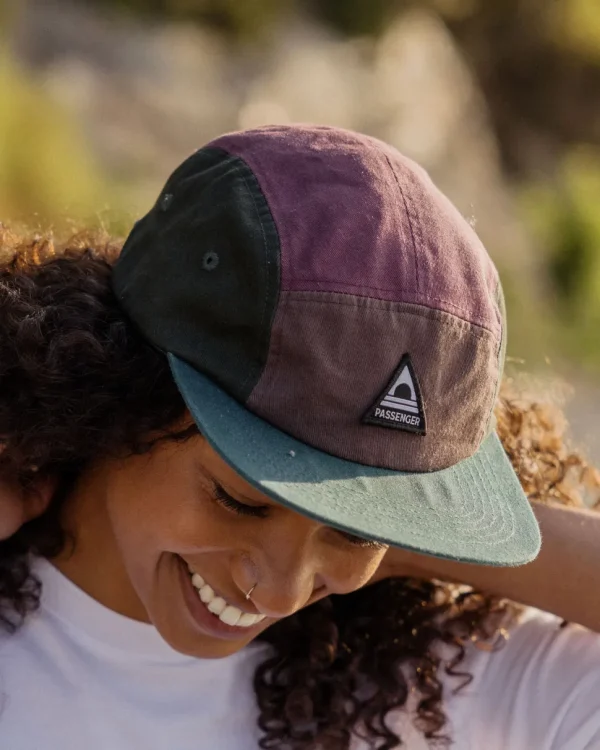 Online Floris van Bommel Fixie Recycled 5 Panel Cap Grape Multi