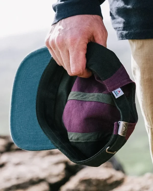 Online Floris van Bommel Fixie Recycled 5 Panel Cap Grape Multi