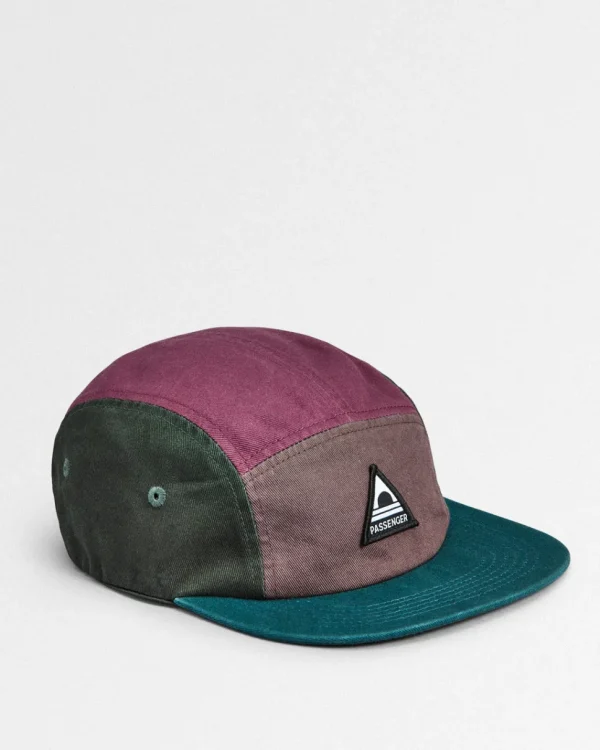 Online Floris van Bommel Fixie Recycled 5 Panel Cap Grape Multi