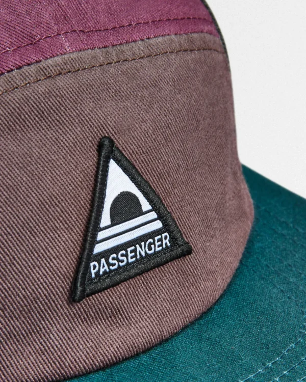 Online Floris van Bommel Fixie Recycled 5 Panel Cap Grape Multi