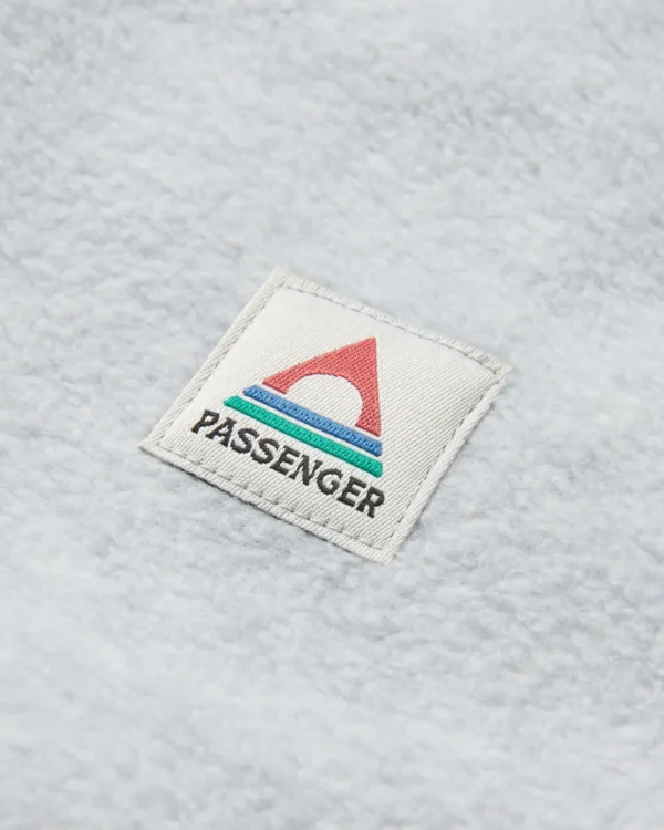 Outlet Passenger Folksy Recycled Polar Fleece Grey Marl