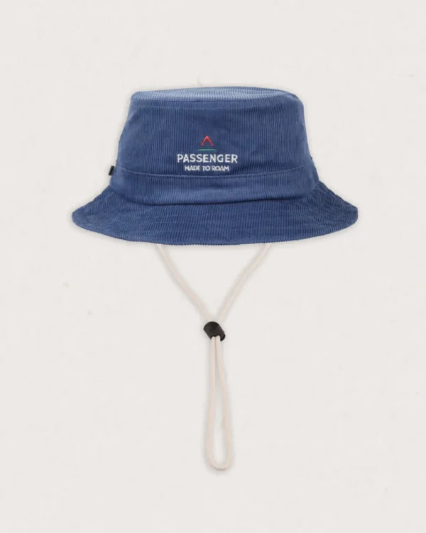 Shop Floris van Bommel Forest Recycled Bucket Hat Ash Blue