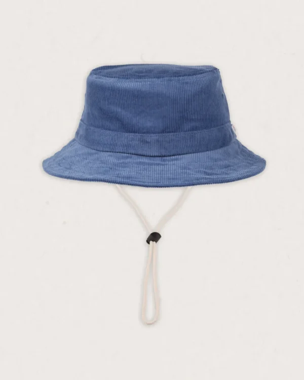 Shop Floris van Bommel Forest Recycled Bucket Hat Ash Blue