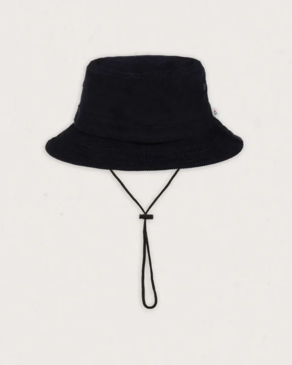 Cheap Passenger Forest Recycled Cord Bucket Hat Deep Navy