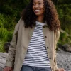 Outlet Passenger Forrest Organic Cotton Oversized Twill Overshirt Biscuit