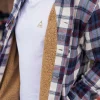 Store Passenger Freestyle Sherpa-Lined Overshirt Vintage White
