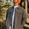Store Passenger Freestyle Sherpa-Lined Overshirt Grey Marl