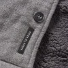 Store Passenger Freestyle Sherpa-Lined Overshirt Grey Marl