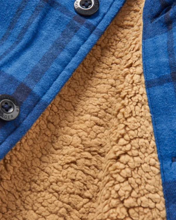 Flash Sale Passenger Freestyle Sherpa-Lined Overshirt True Blue