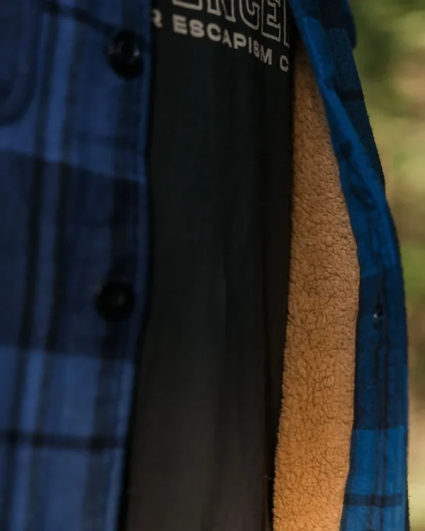 Flash Sale Passenger Freestyle Sherpa-Lined Overshirt True Blue