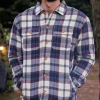 Store Passenger Freestyle Sherpa-Lined Overshirt Vintage White