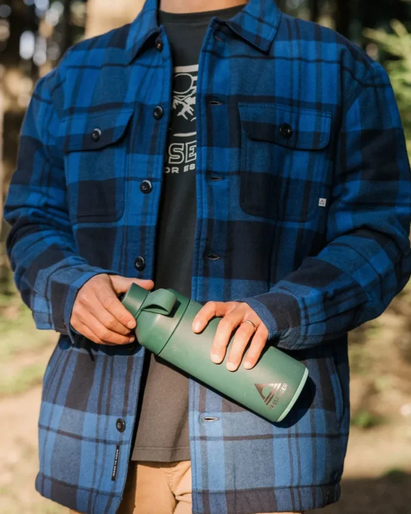 Flash Sale Passenger Freestyle Sherpa-Lined Overshirt True Blue