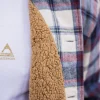 Store Passenger Freestyle Sherpa-Lined Overshirt Vintage White