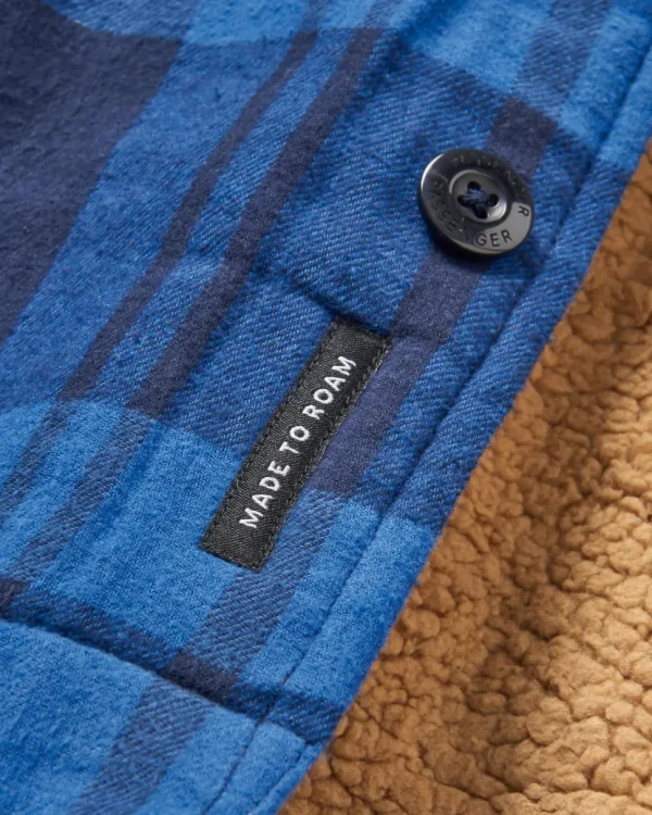 Flash Sale Passenger Freestyle Sherpa-Lined Overshirt True Blue