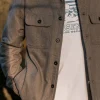 Store Passenger Freestyle Sherpa-Lined Overshirt Grey Marl