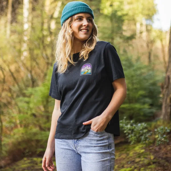 Fashion Passenger Friday Collective Recycled Cotton T-Shirt Black