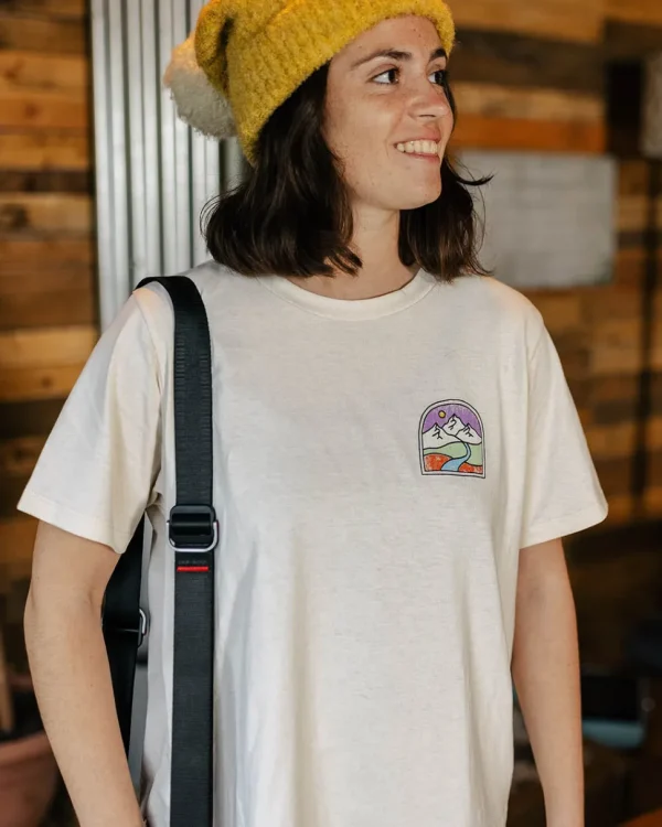 Hot Passenger Friday Collective Recycled Cotton T-Shirt Birch