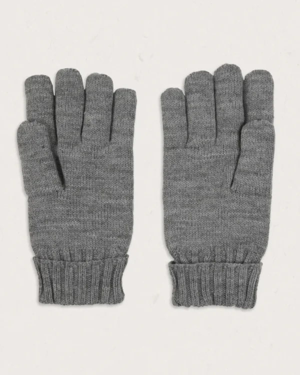 Cheap Passenger Gale Recycled Acrylic Knitted Gloves Flecked Grey Marl