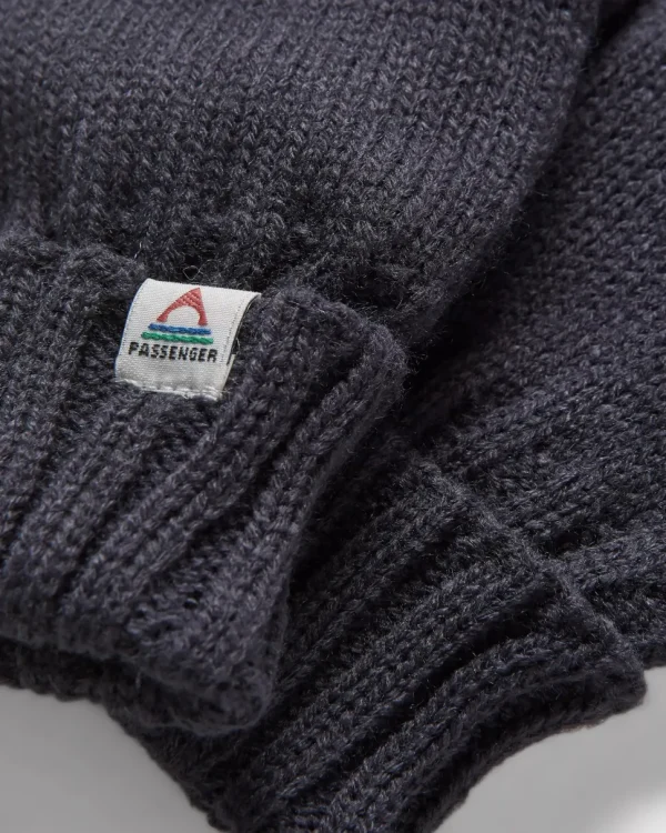 New Passenger Gale Recycled Knitted Gloves Deep Navy