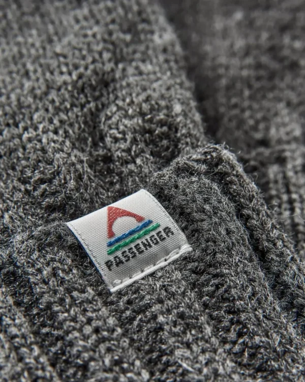 Outlet Passenger Gale Recycled Knitted Gloves Charcoal
