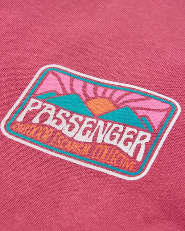 Cheap Passenger Golden Hour LS T-Shirt Earth Red