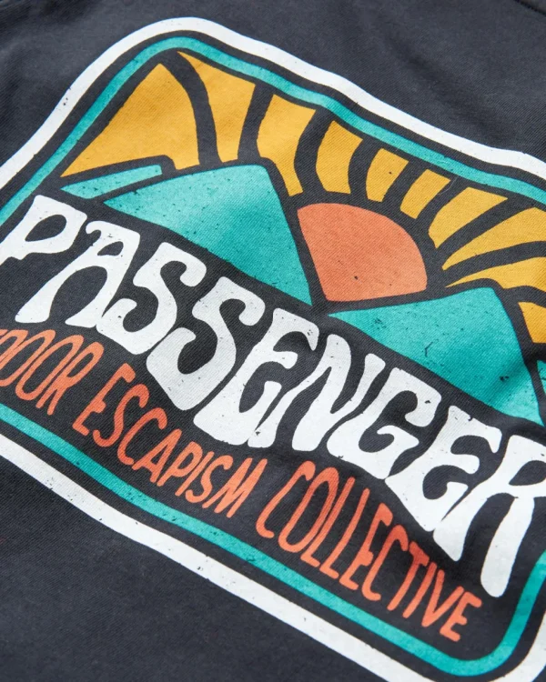 Clearance Passenger Golden Hour LS T-Shirt Black