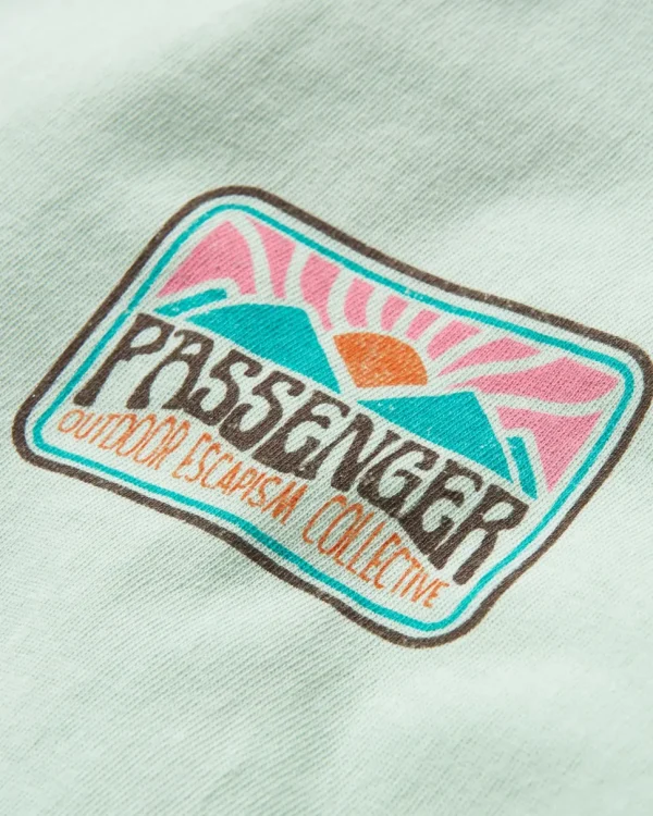 Clearance Passenger Golden Hour Recycled Cotton Oversized T-Shirt Surf Spray