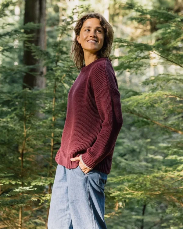 Outlet Passenger Gondwana Classic Knitted Jumper Wine