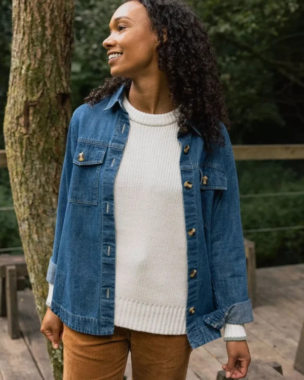 Flash Sale Passenger Gondwana Classic Knitted Jumper Off White
