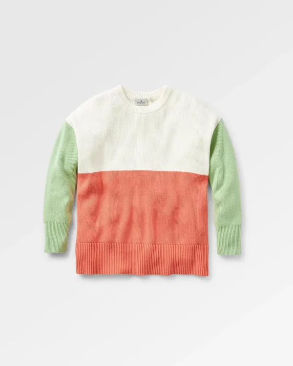 Sale Passenger Gondwana Organic Oversized Knitted Jumper Shell Pink
