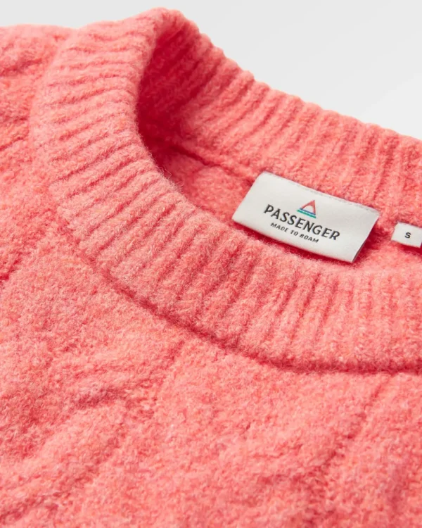 Hot Passenger Harvest Recycled Knitted Jumper Shell Pink