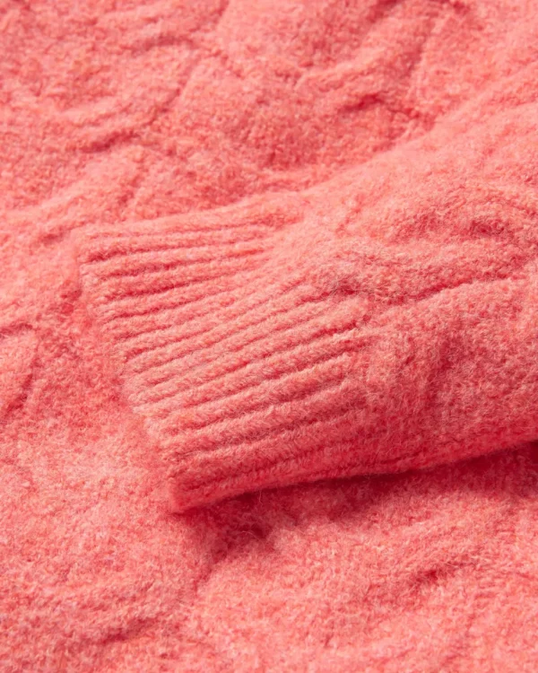 Hot Passenger Harvest Recycled Knitted Jumper Shell Pink